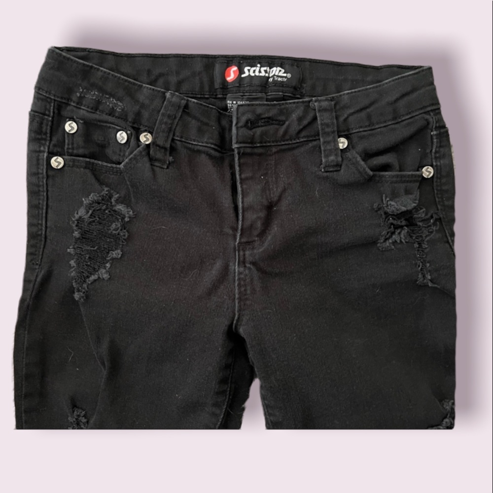 Scissor skinny jeans